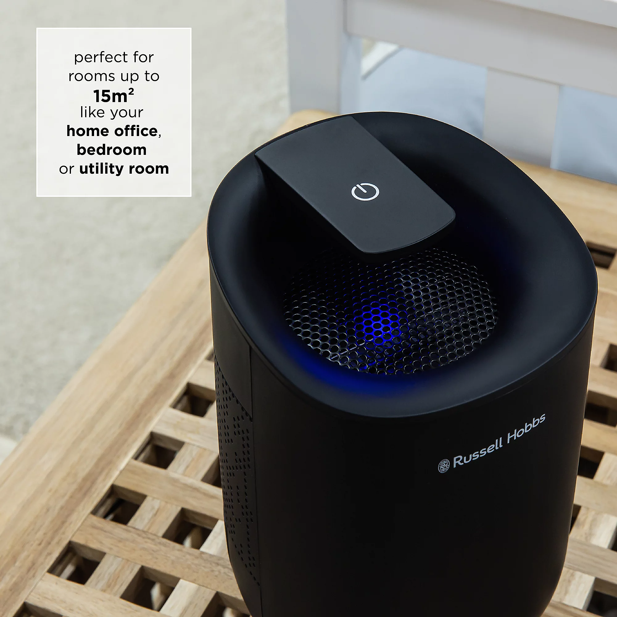 Russell Hobbs Compact Dehumidifier Fresh Air Mini 300ml/day Black