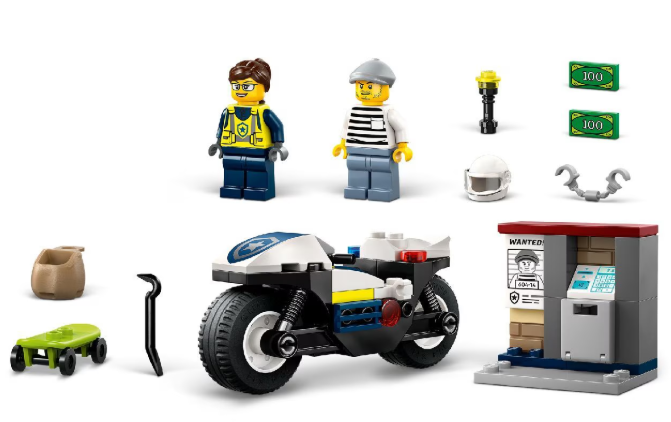 LEGO® Police Motorcycle Chase (60455-LEGO)