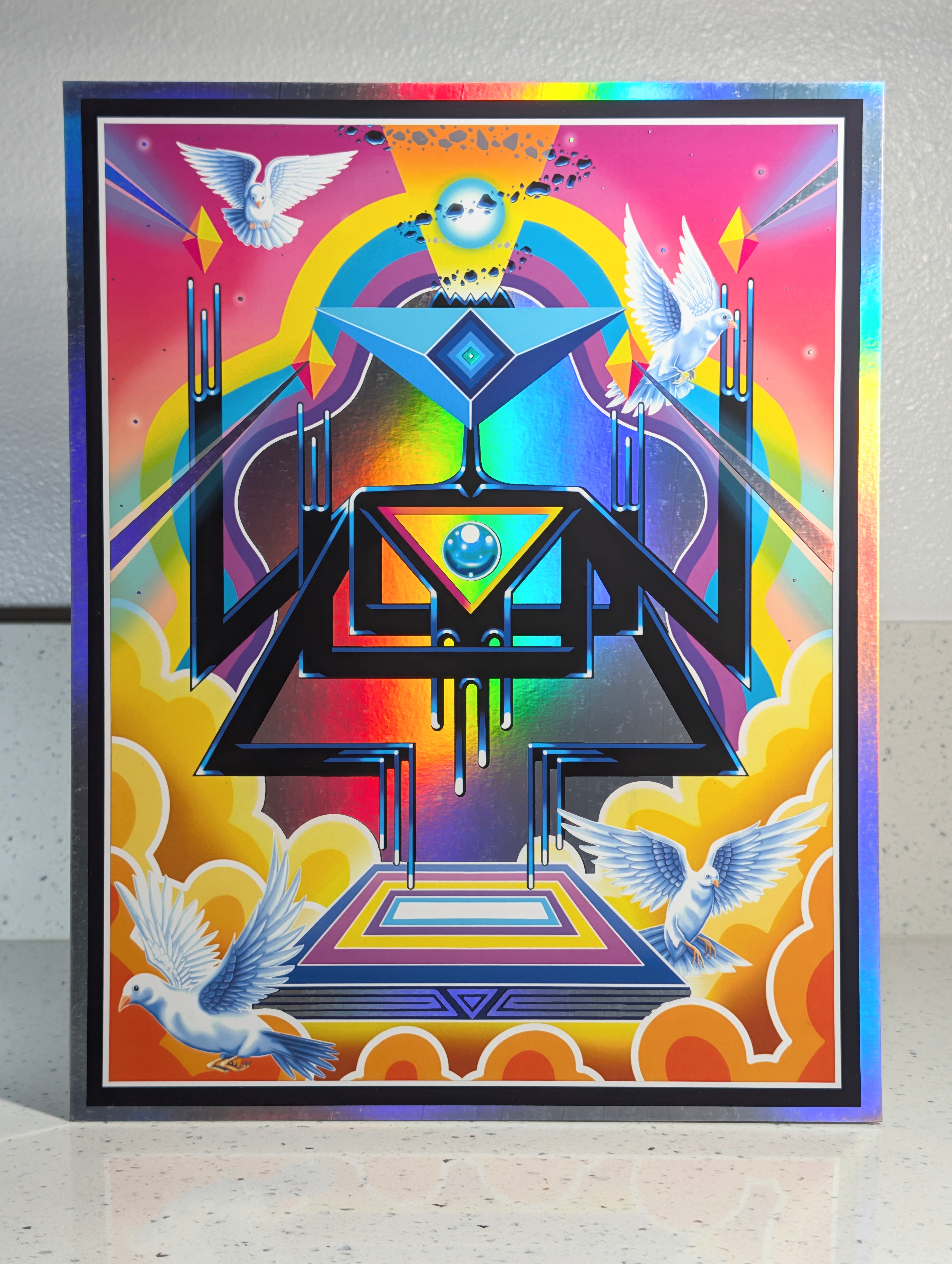 "NUBES" 11X14 Holographic Print