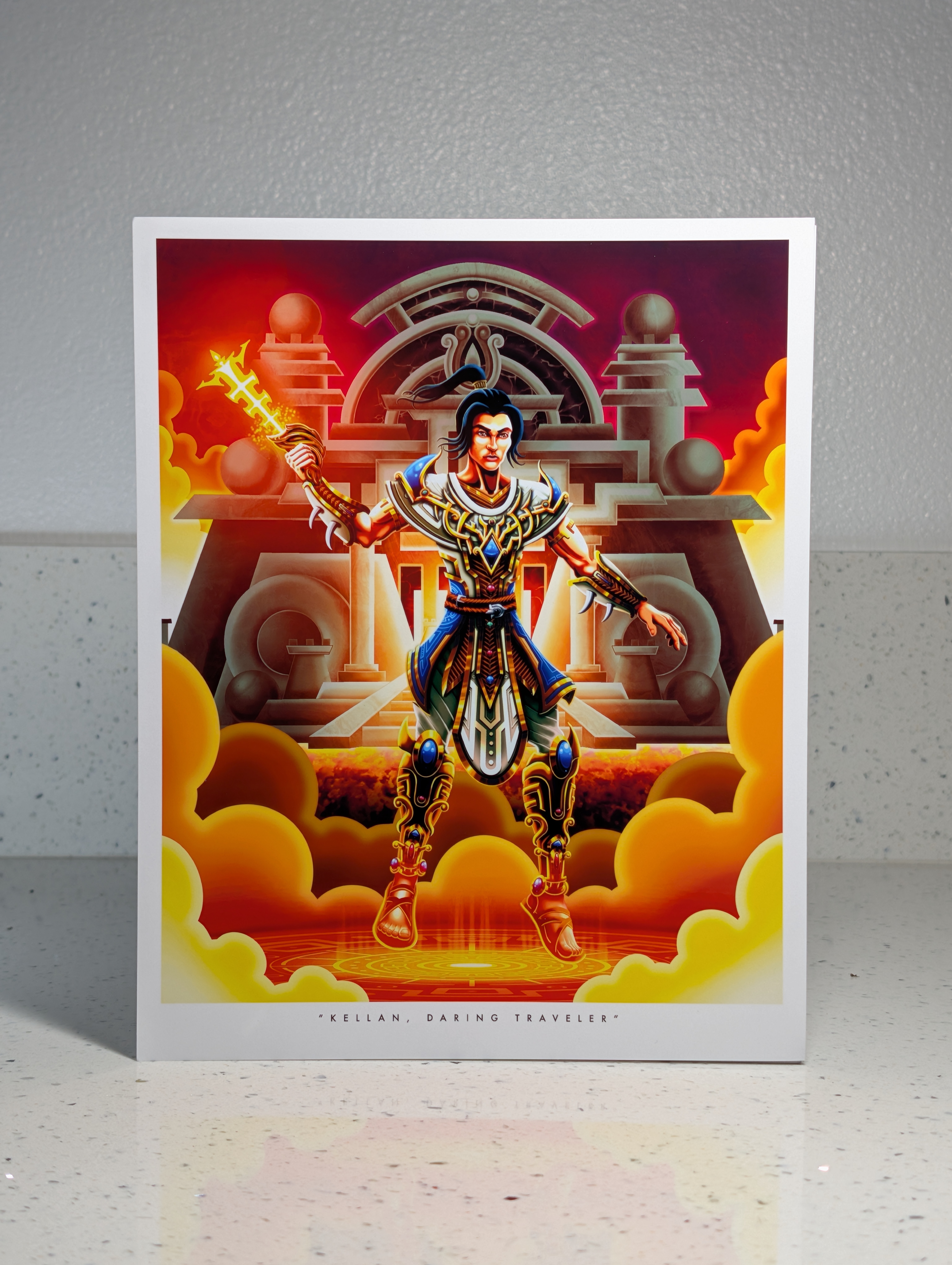 "KELLAN DARING TRAVELER" 8X10 Giclee Print