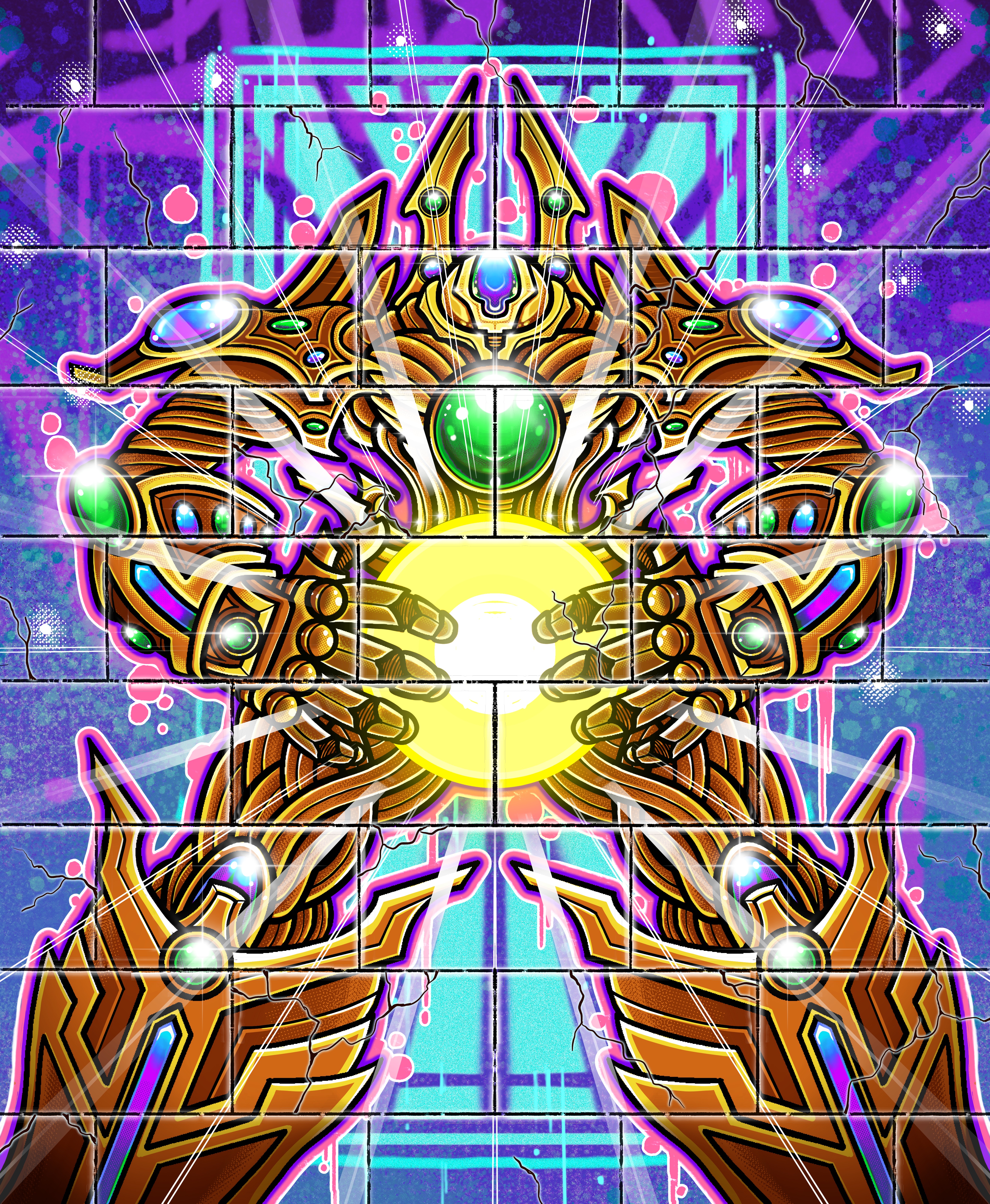 "SOLAR GEARHULK" 8X10 Giclee Print