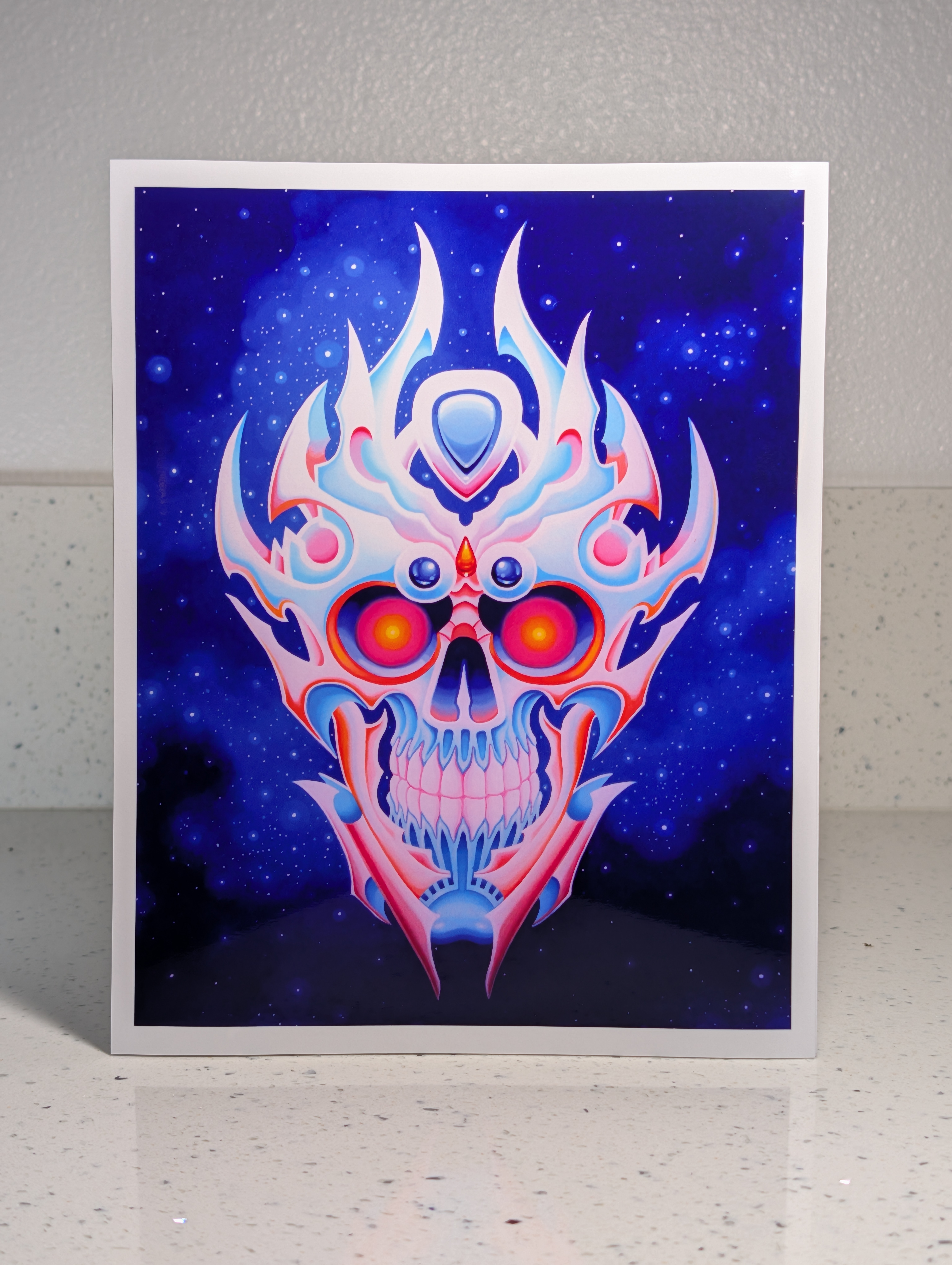 "SKULL I" 8X10 Giclee Print