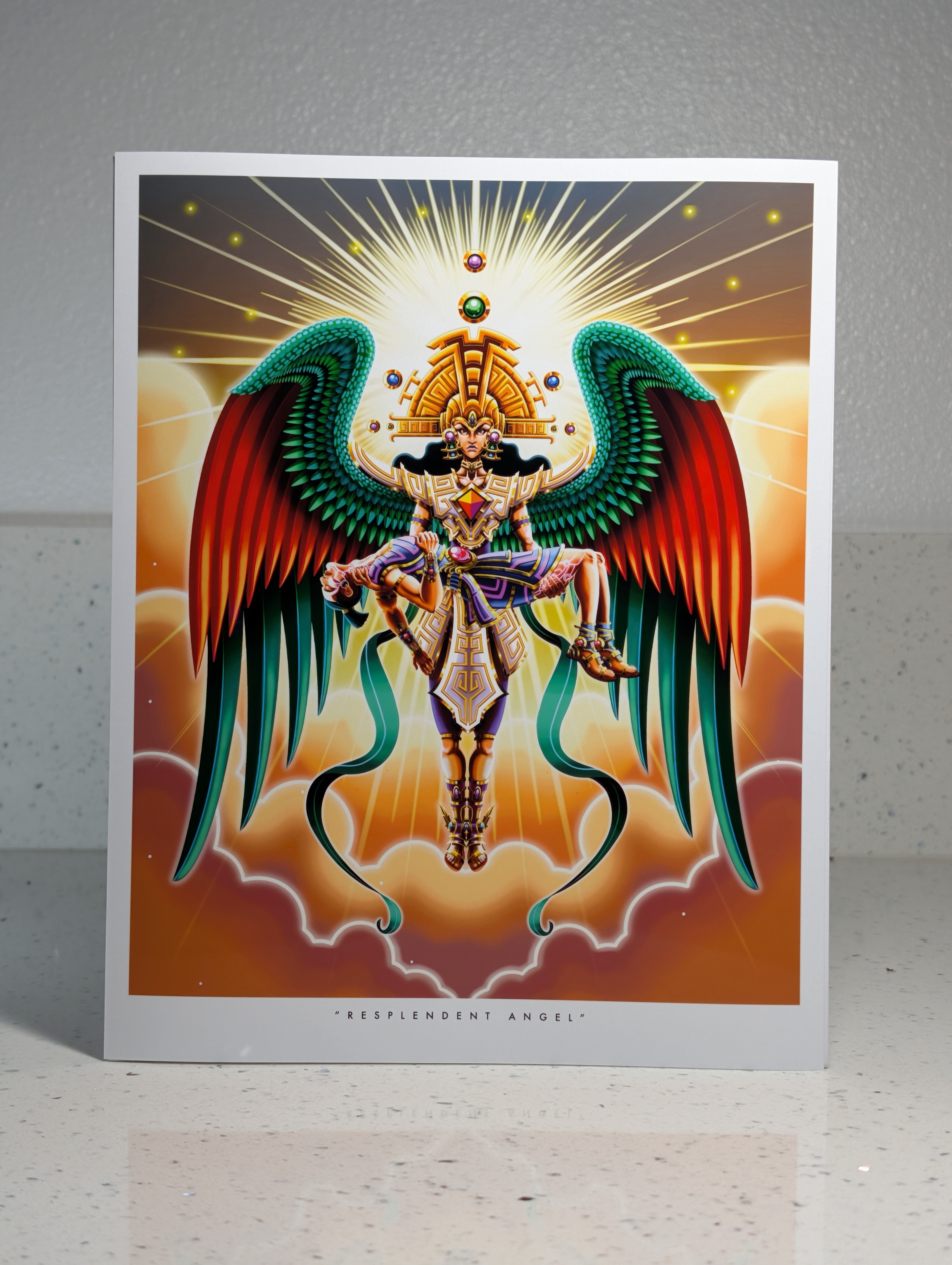 "RESPLENDENT ANGEL" 8X10 Giclee Print