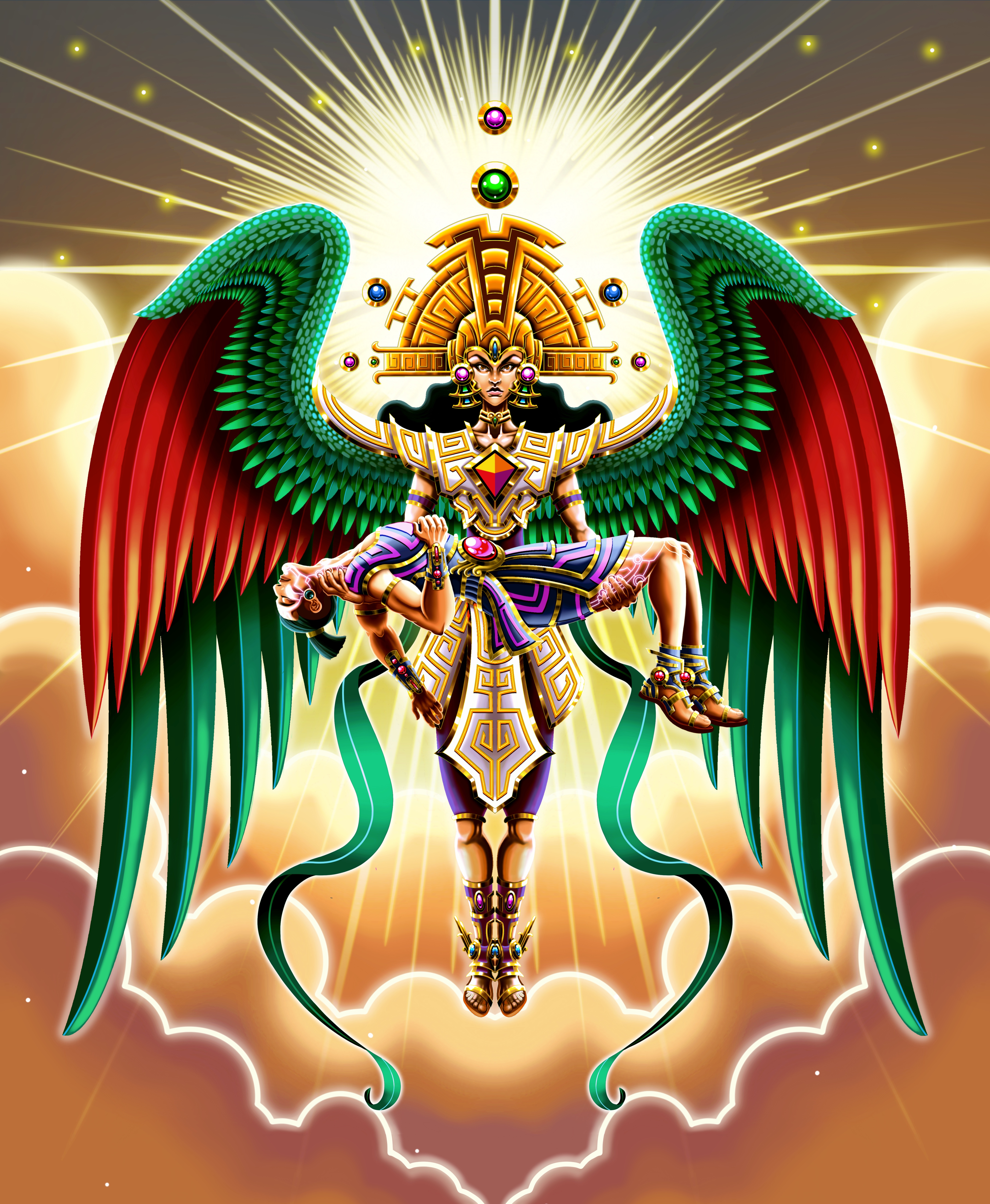 "RESPLENDENT ANGEL" 8X10 Giclee Print