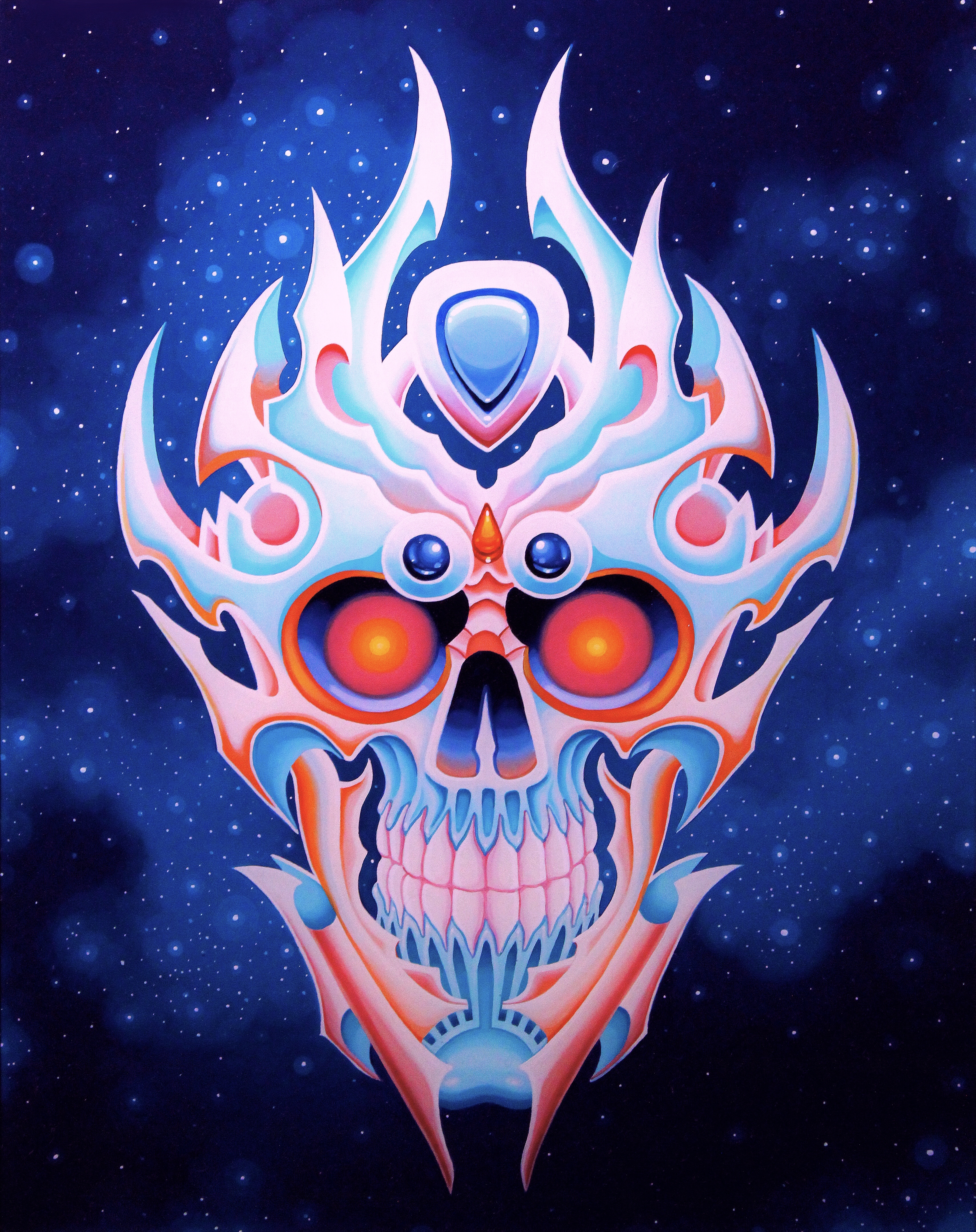 "SKULL I" 8X10 Giclee Print