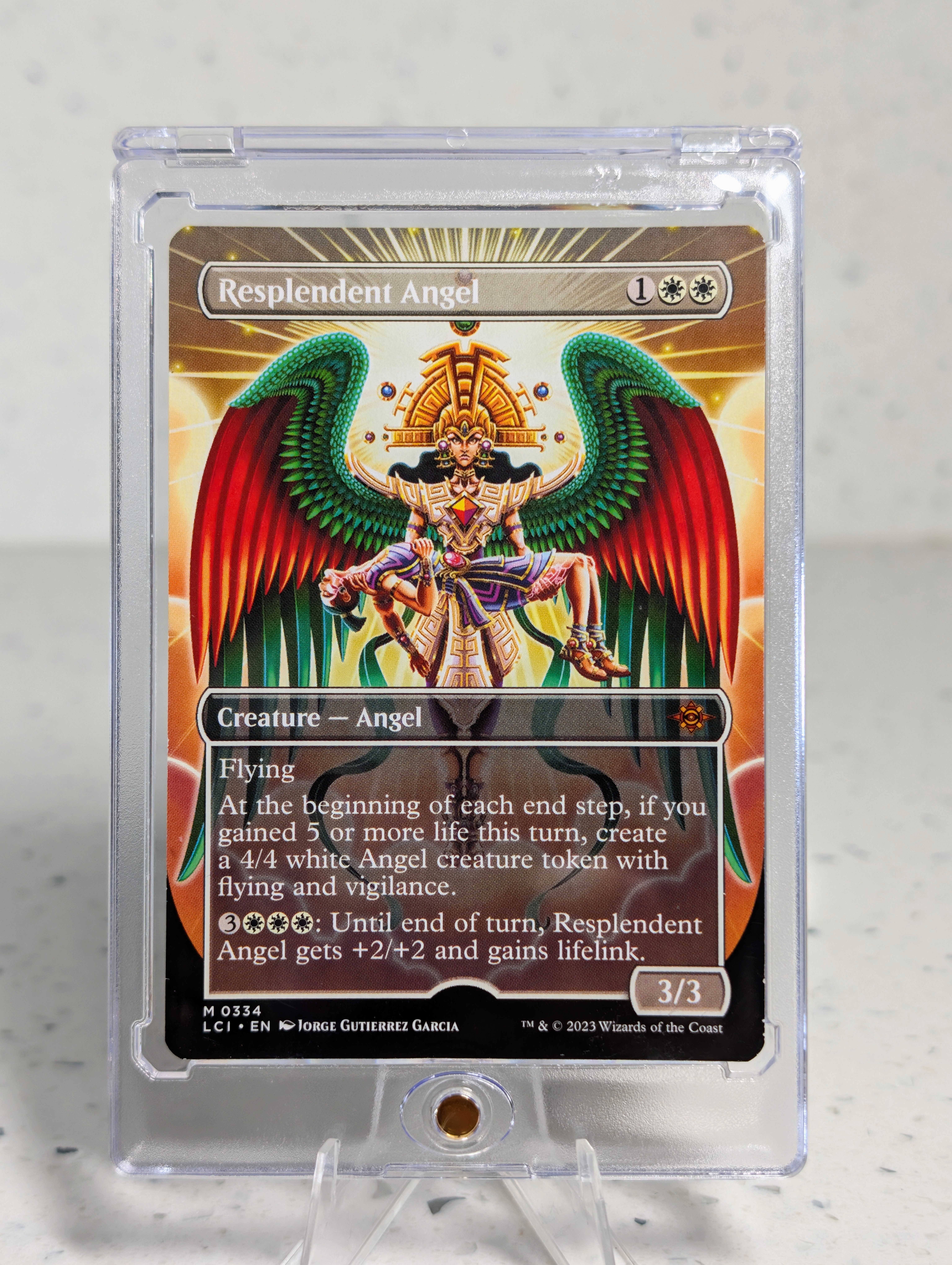 "RESPENDENT ANGEL" Magic The Gathering Card