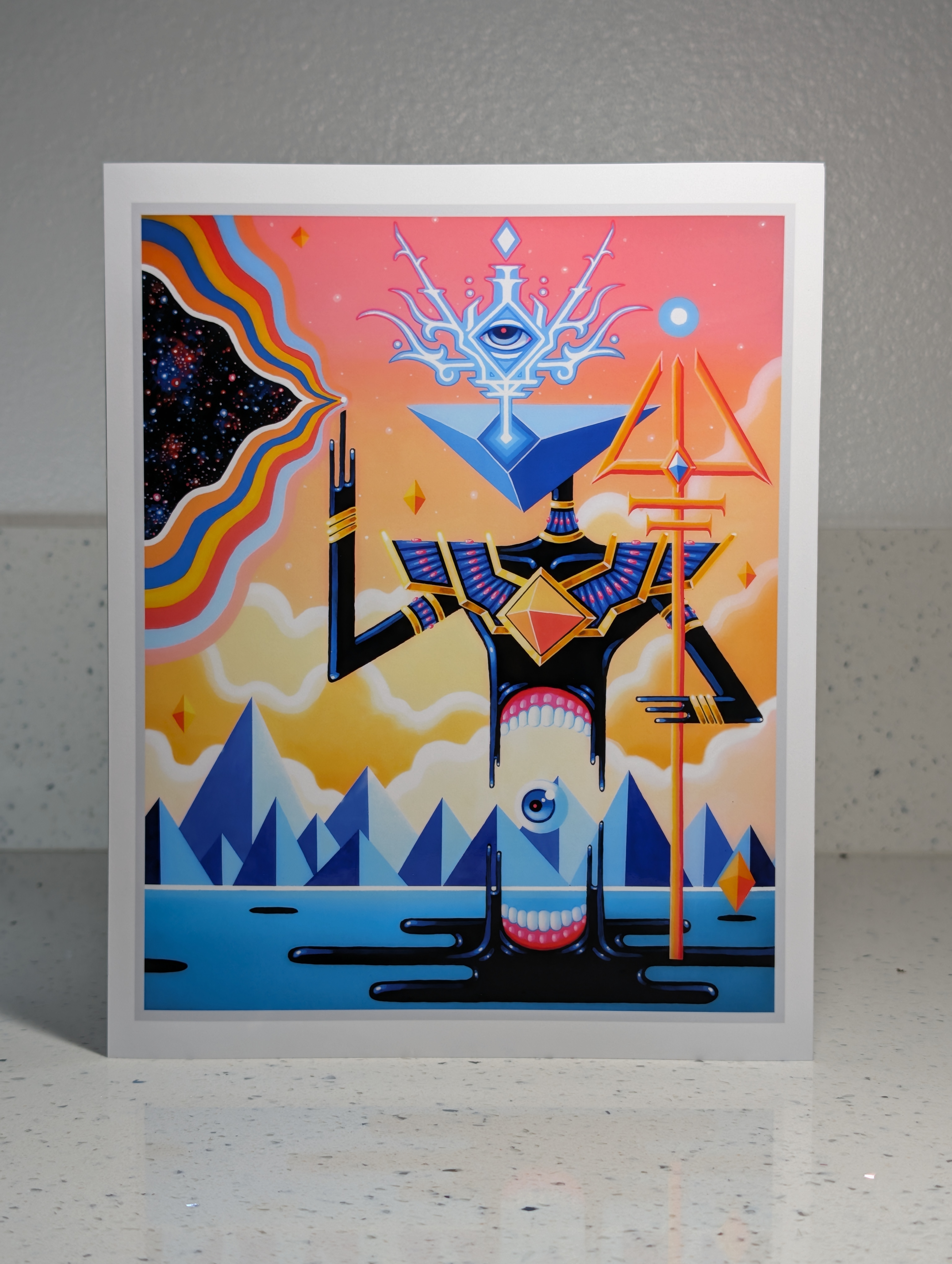 "THE ANCIENT SLEEPER AWAKENS"  Giclee Print