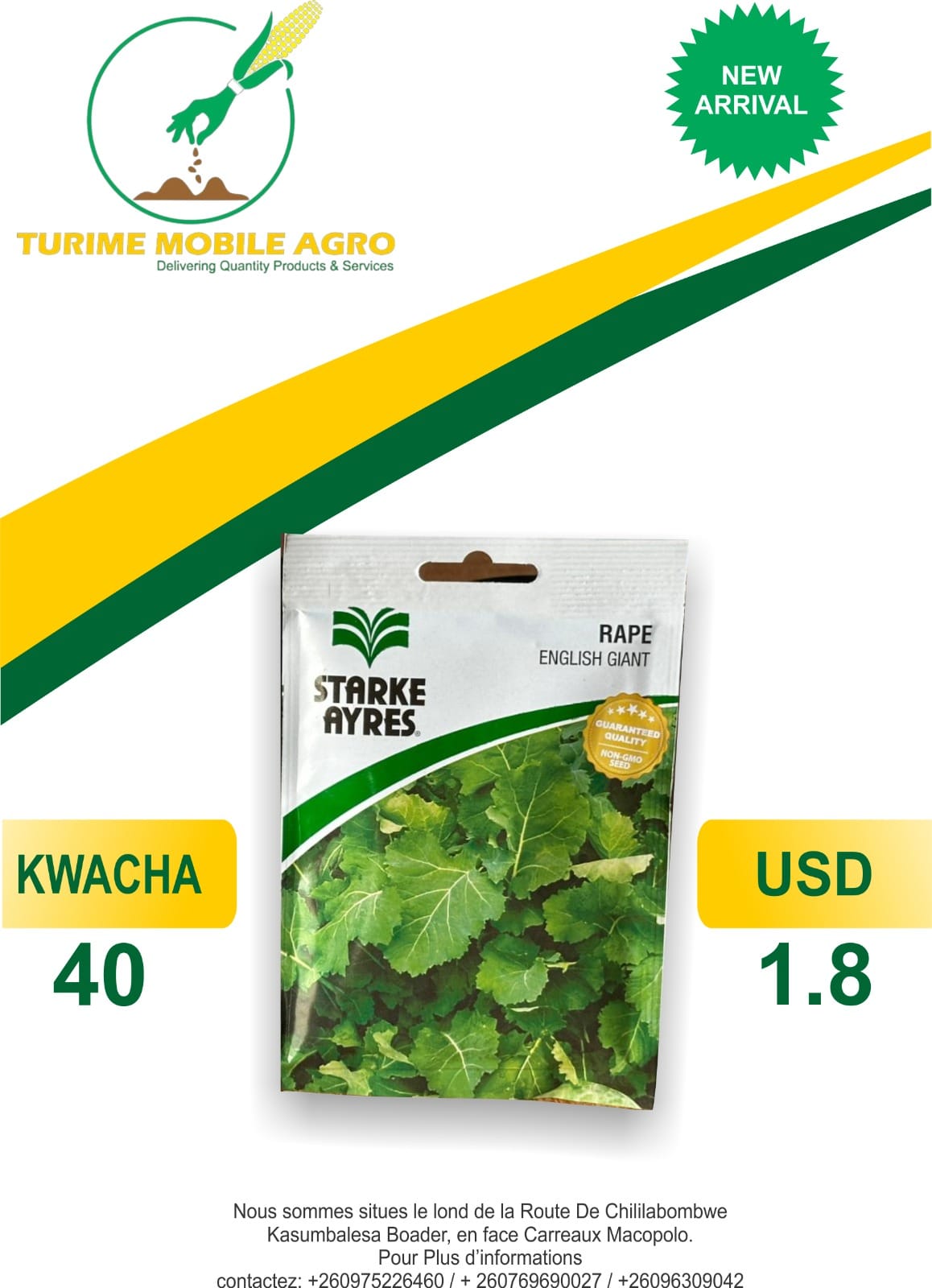 Starke Ayres Rape English Giant Seeds