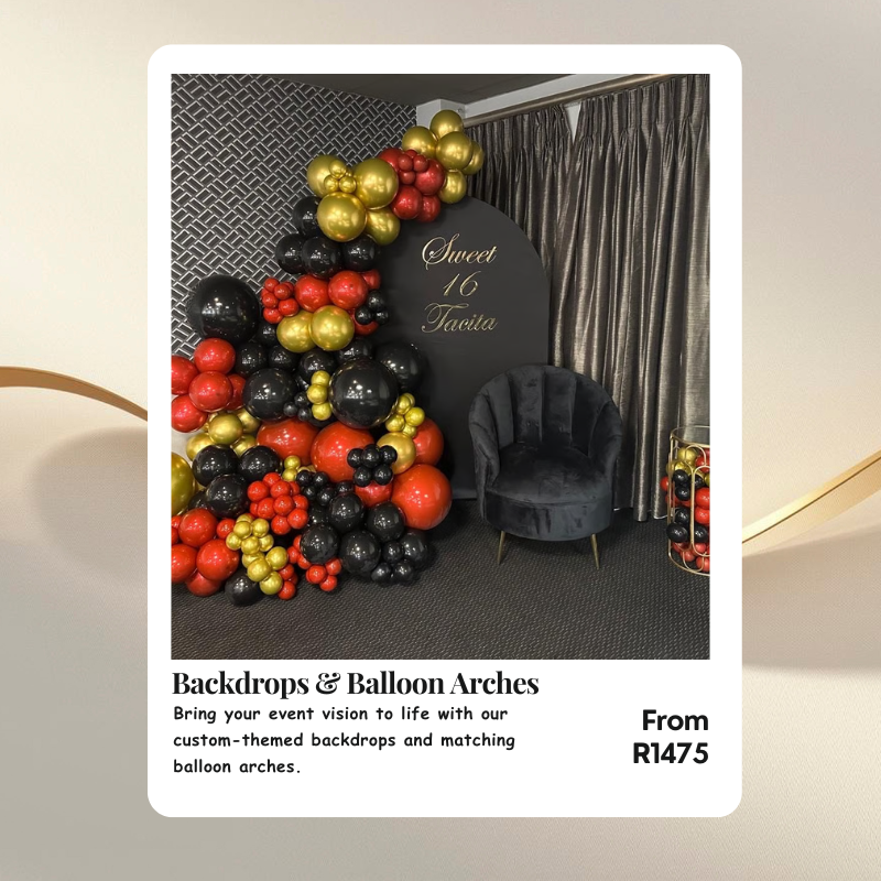 Backdrops & Balloon Arches