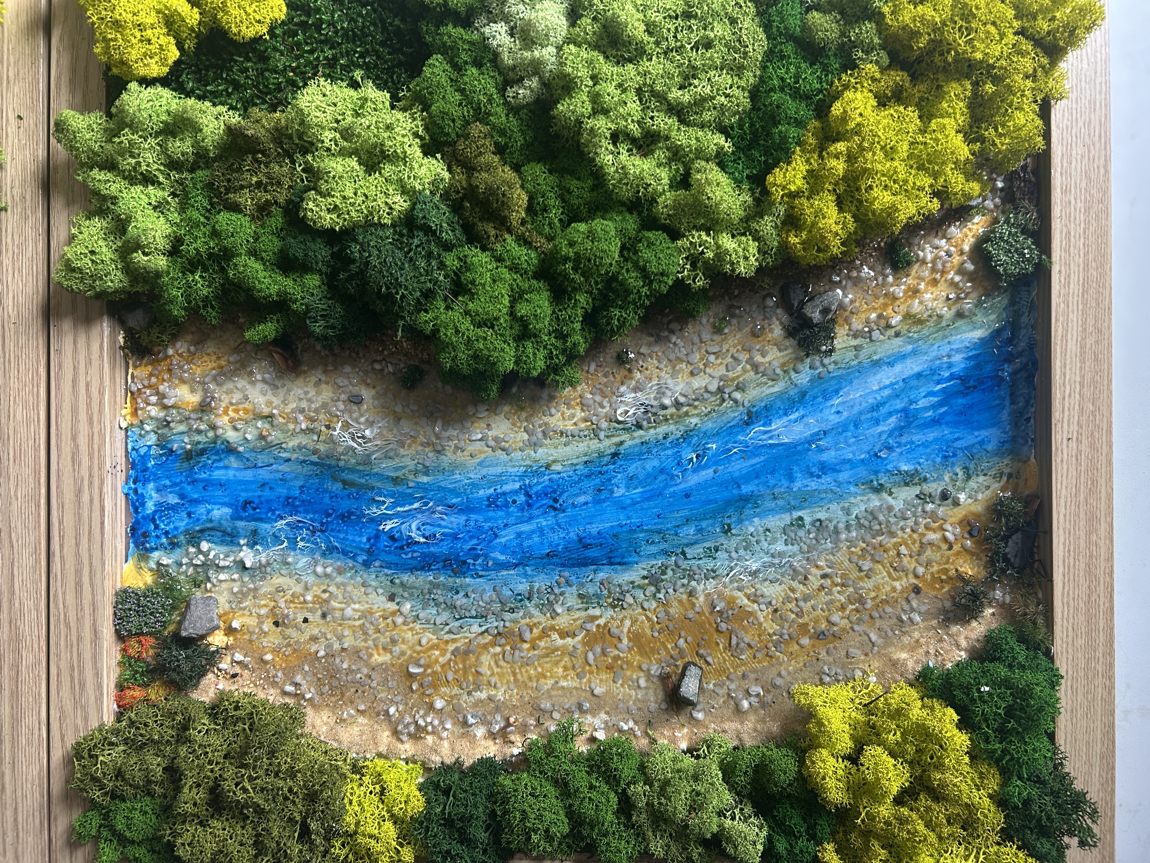 Quadro 3D Fiume & Natura - Danubio Blu