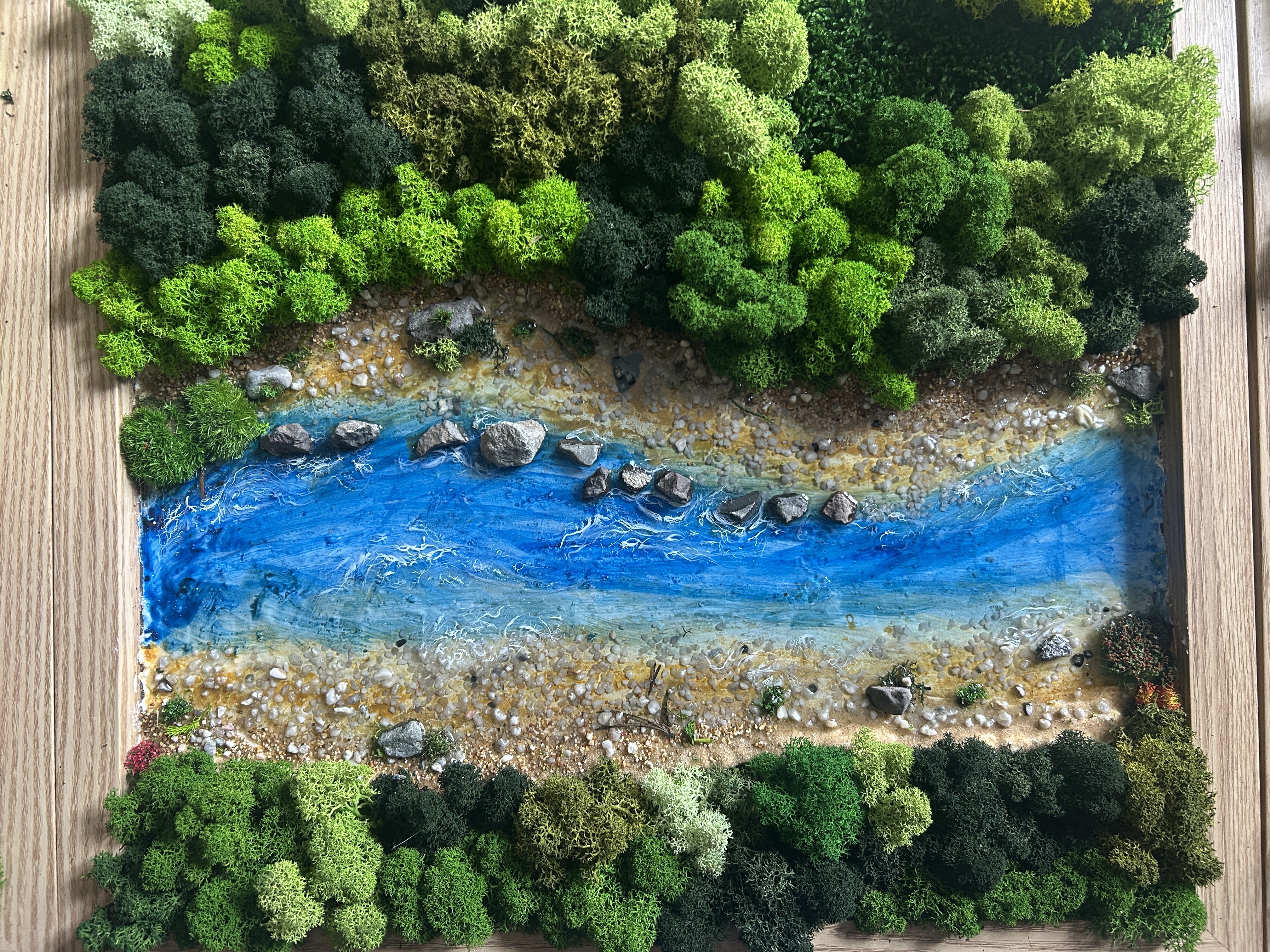 Quadro 3D Fiume & Natura - Danubio Blu
