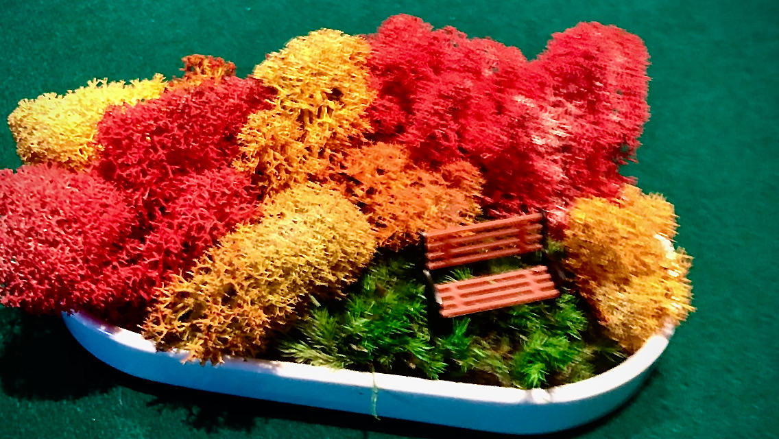 Miniature Park Garden Model