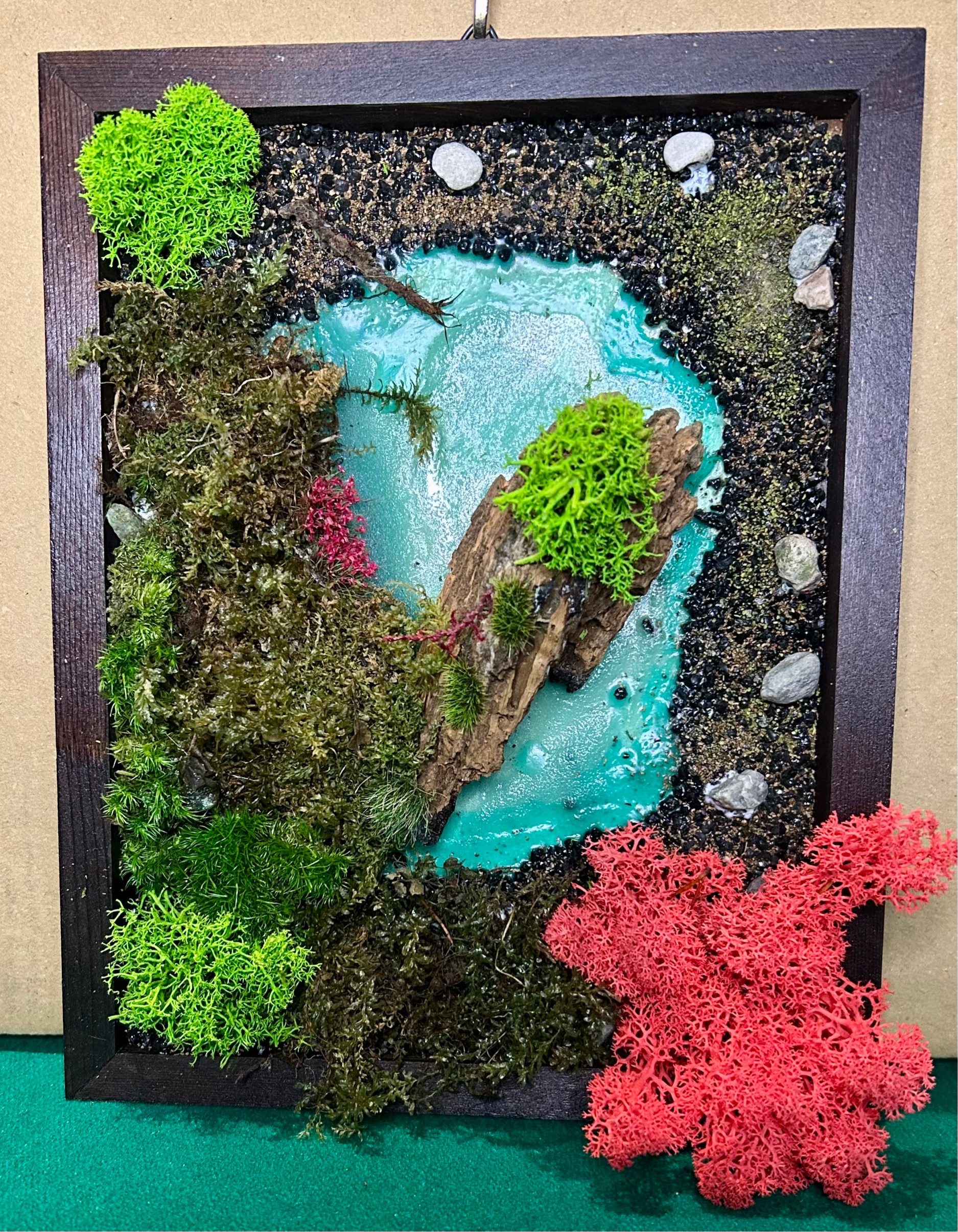 Quadro di stagno di campagna