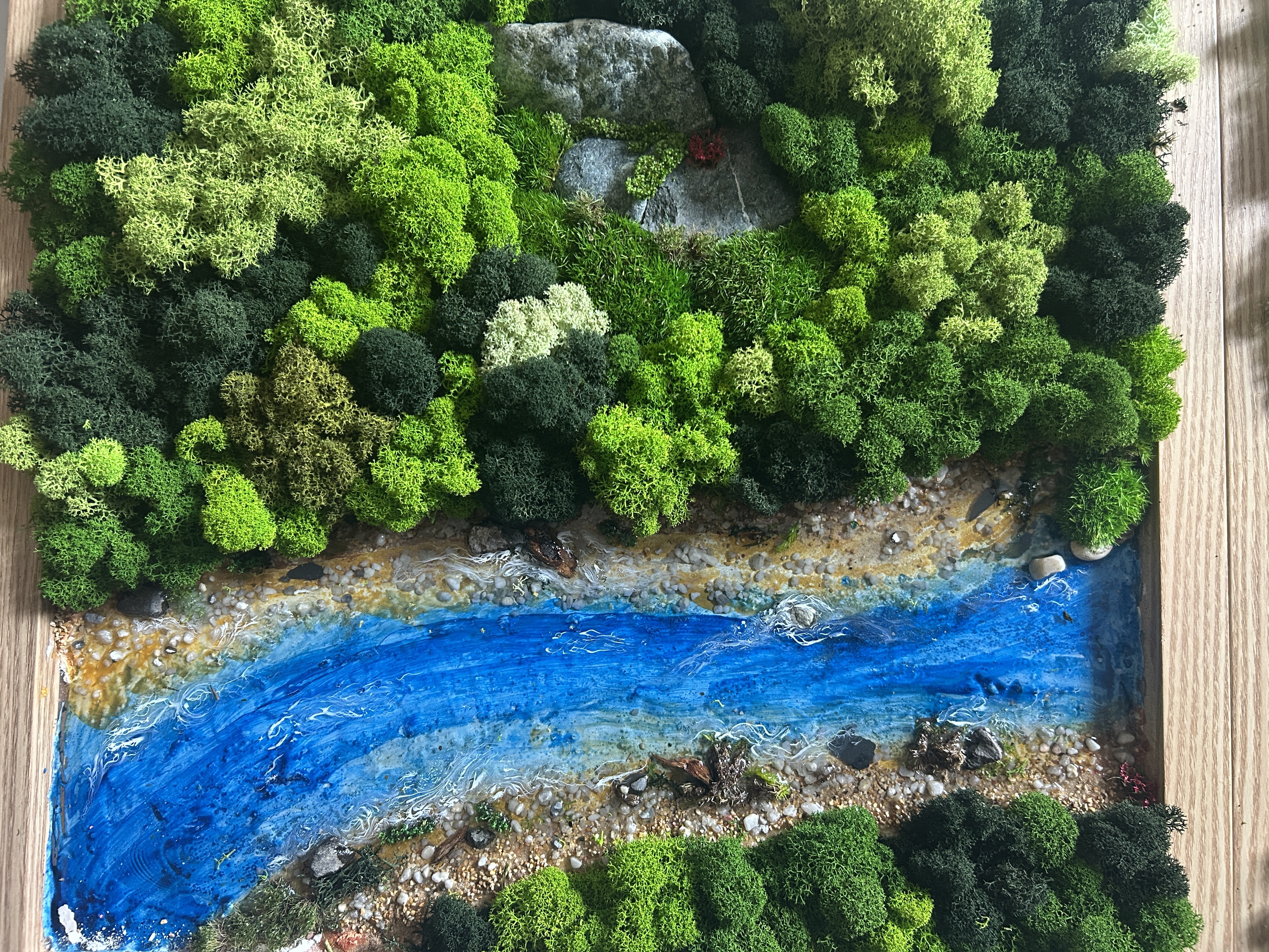 Quadro 3D Fiume & Natura - Danubio Blu