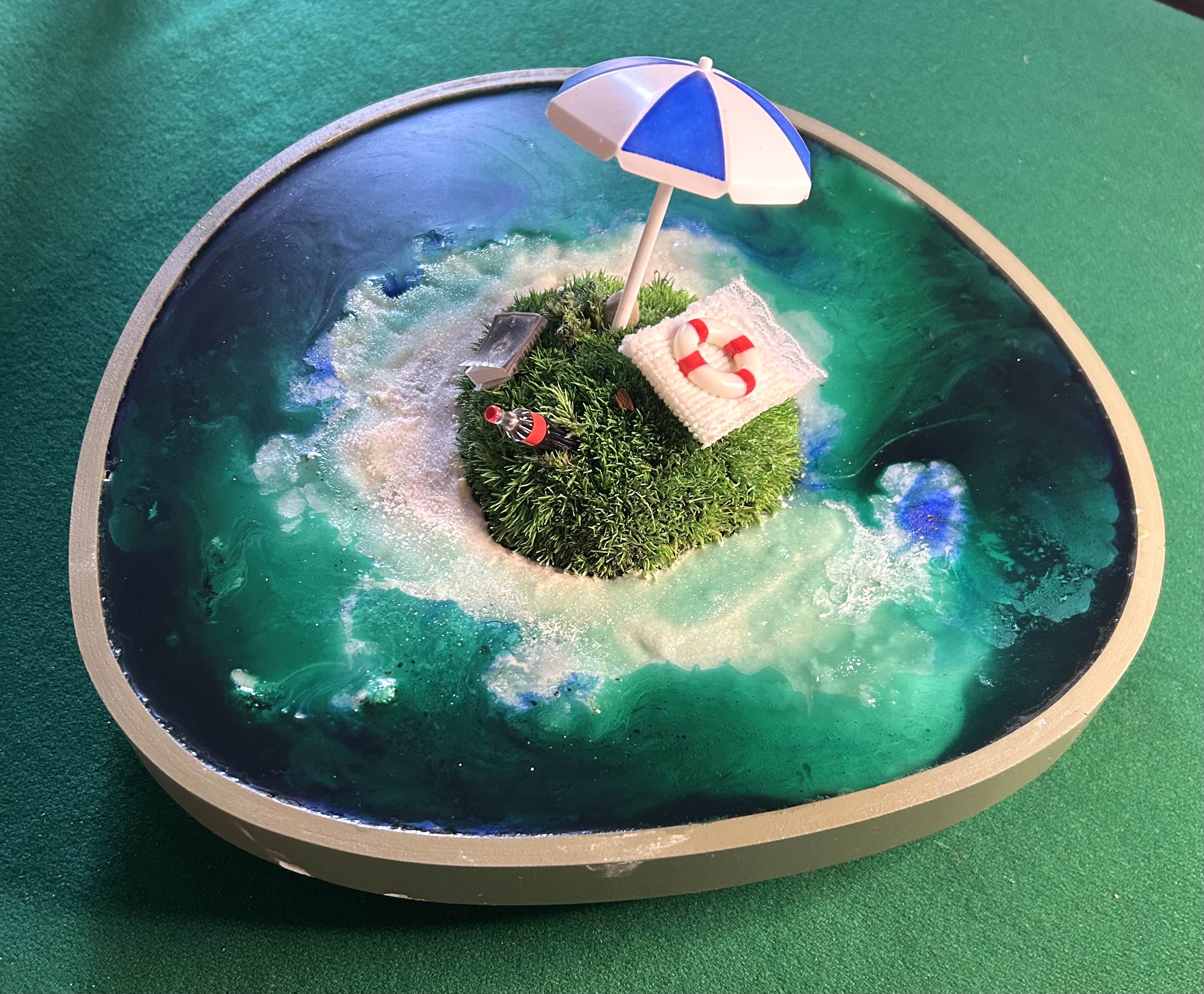 Centrotavola Isola Caraibica