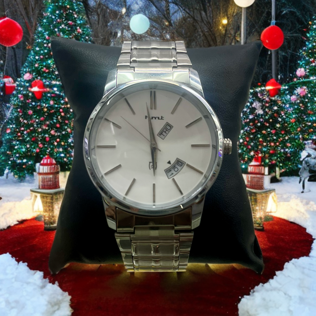 Silver Analog Wristwatch