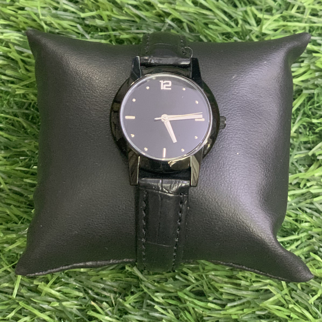 Classic Black Wristwatch