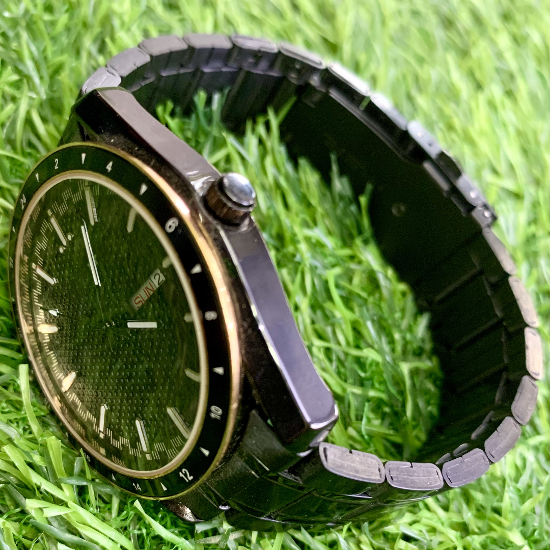 Black Stainless Steel Men's Watch