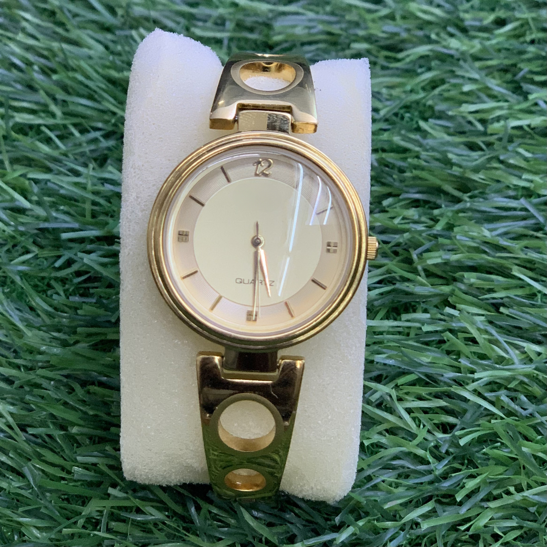 Gold-tone Quartz Wristwatch