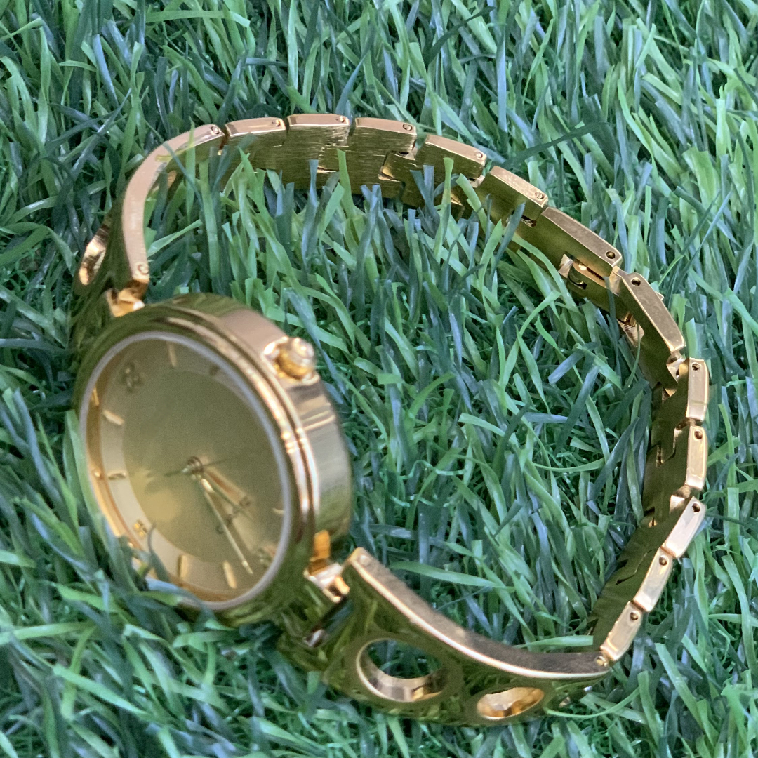 Gold-tone Quartz Wristwatch