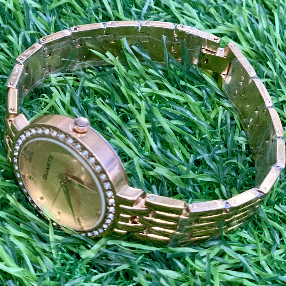 Gold Jarkan Quartz Ladies Watch