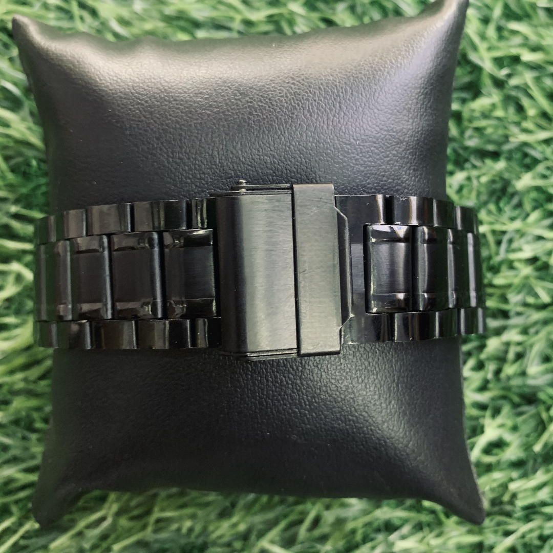 Men's Black Analog Wrist Watch