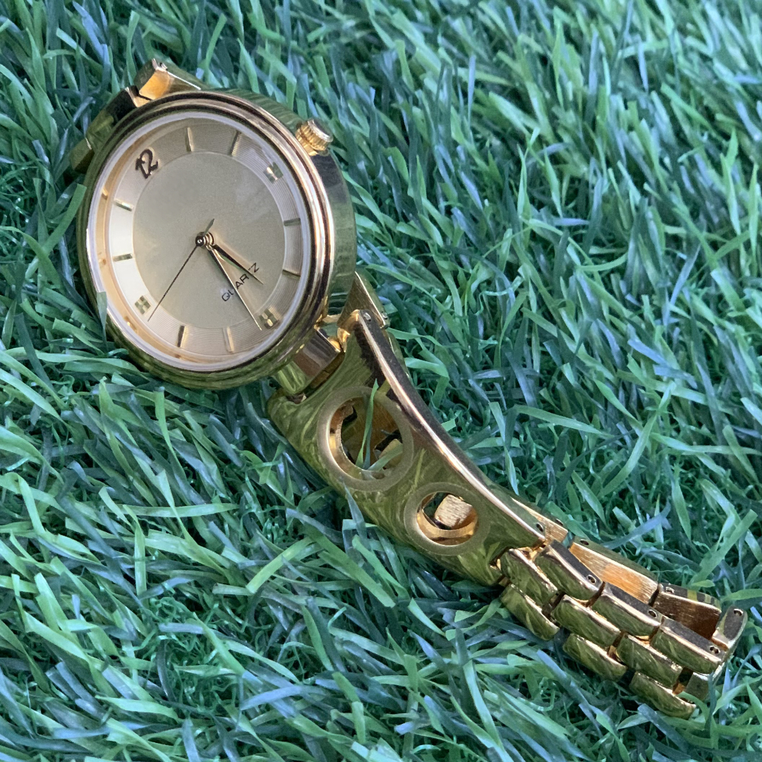 Gold-tone Quartz Wristwatch