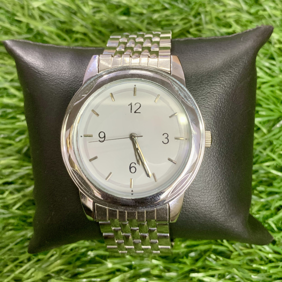 Classic Silver Wristwatch