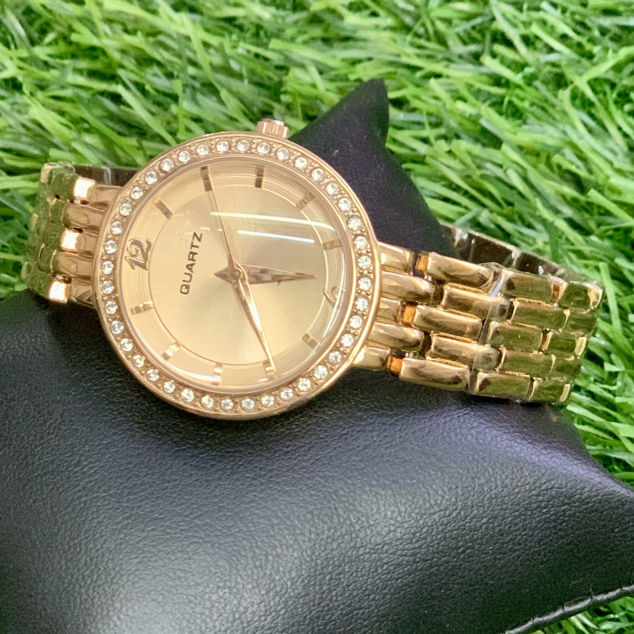 Gold Jarkan Quartz Ladies Watch