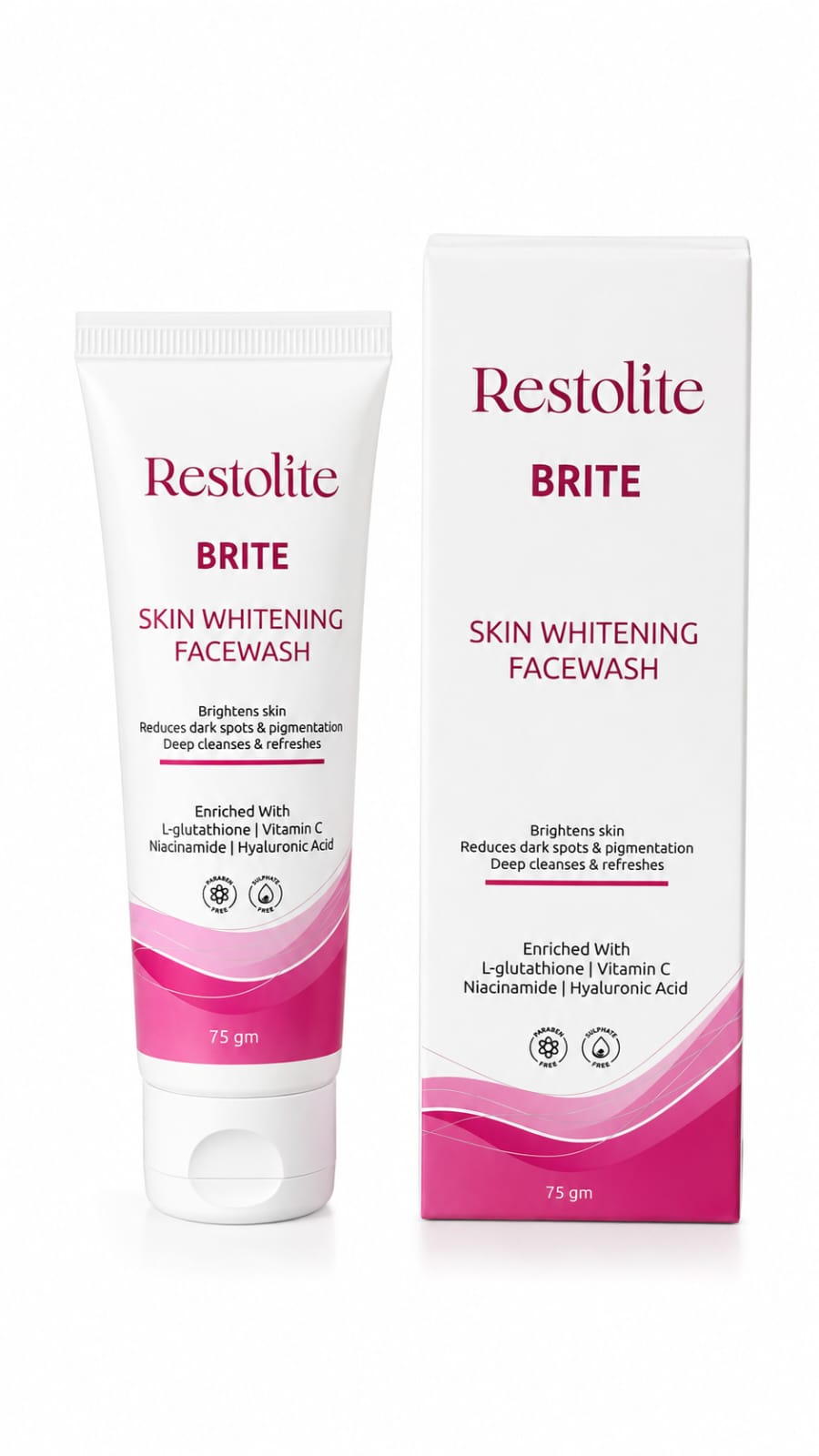Restolite Brite Skin Whitening Facewash