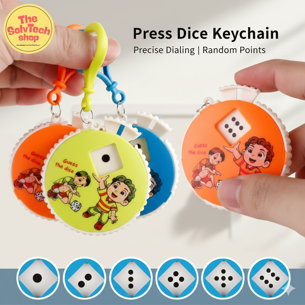 Dice Keychain Toy