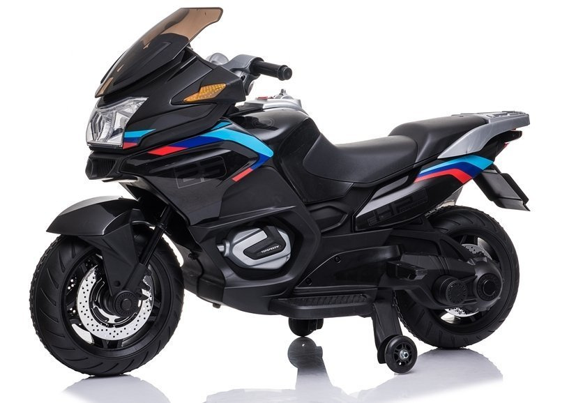 Vaikiškas akumuliatorinis motociklas „XMX609“ (Juodas)