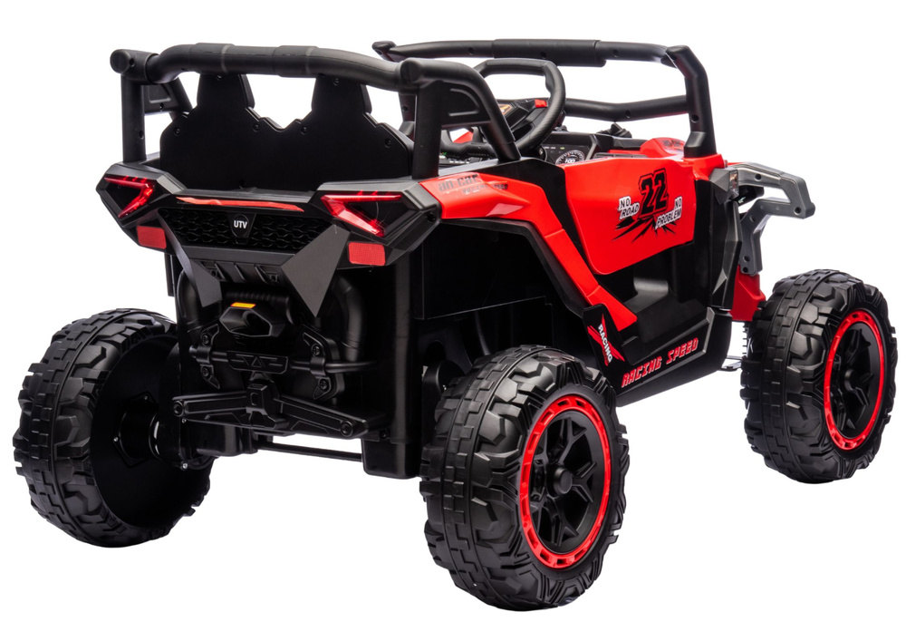 Vaikiškas keturratis elektromobilis „Buggy M3“ 4x4 (Raudonas)
