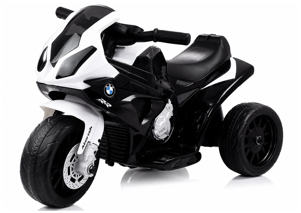 Vaikiškas elektrinis motociklas „BMW S1000RR“ (Juodas)