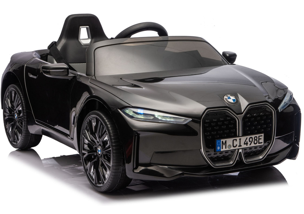 Vaikiškas elektromobilis BMW i4 4x4, Juodas