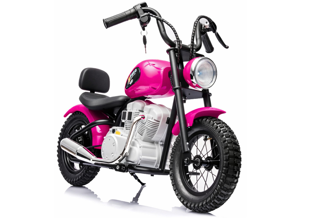 Vaikiškas akumuliatorinis motociklas „A9902“ (36V) (Rožinis)