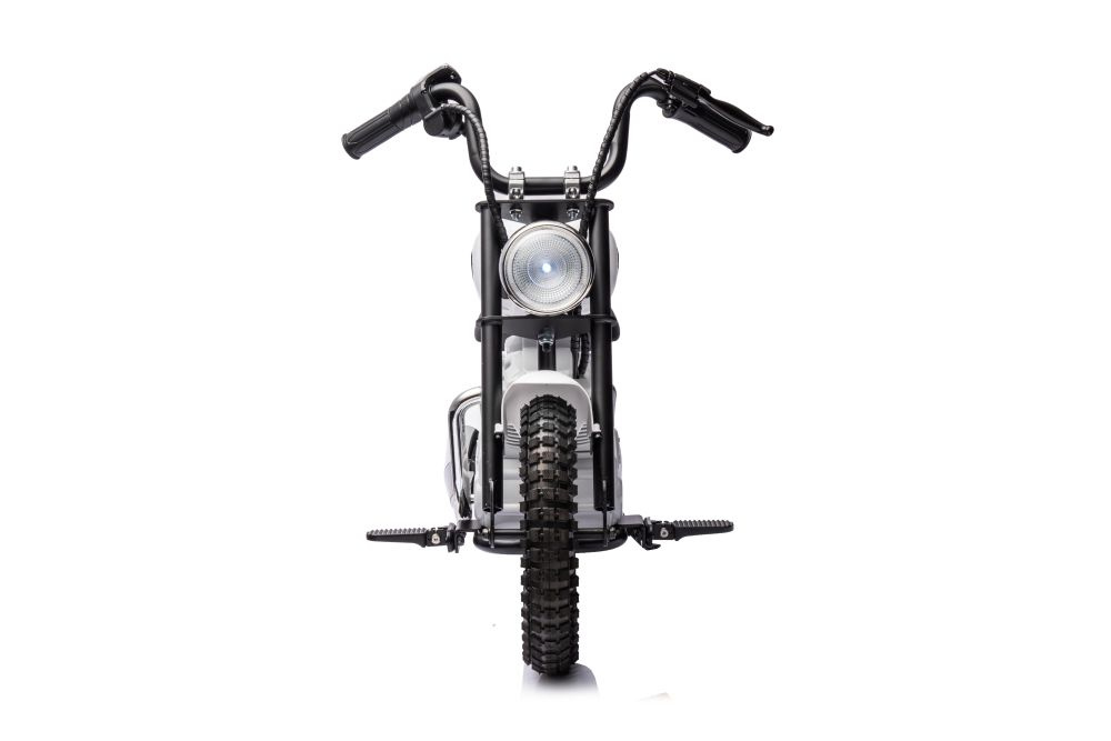 Vaikiškas akumuliatorinis motociklas „A9902“ (36V) (Baltas)