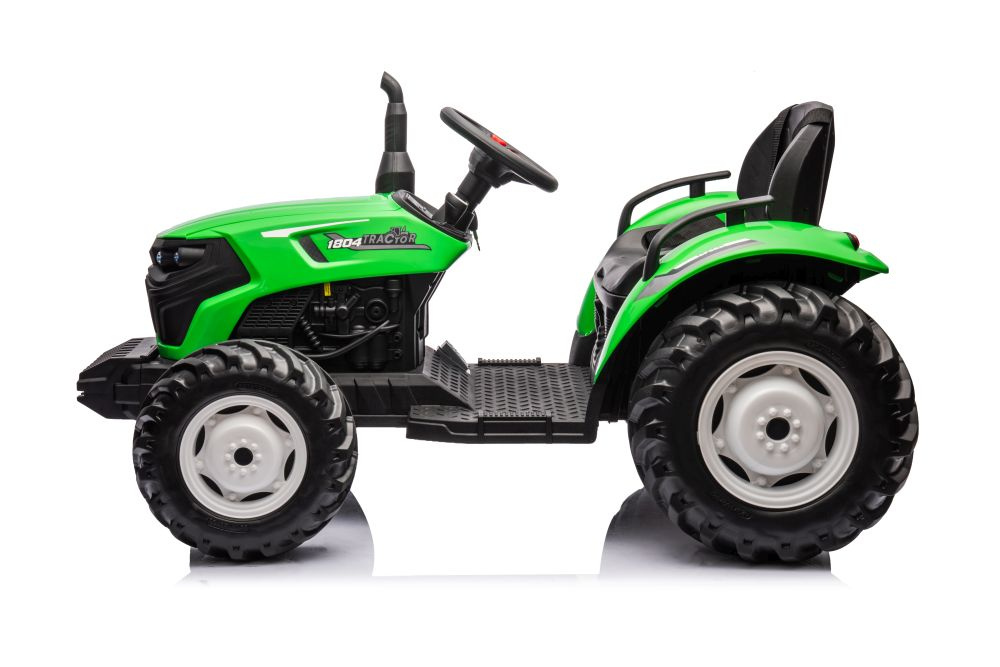 Vaikiškas akumuliatorinis traktorius be priekabos „HC-306“ (24V) (Žalias)