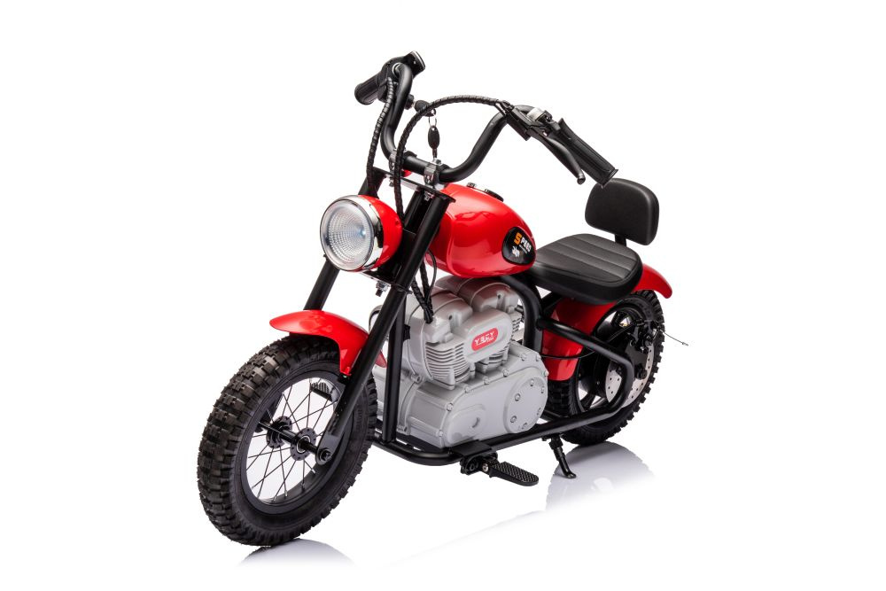 Vaikiškas akumuliatorinis motociklas „A9902“ (36V) (Raudonas)
