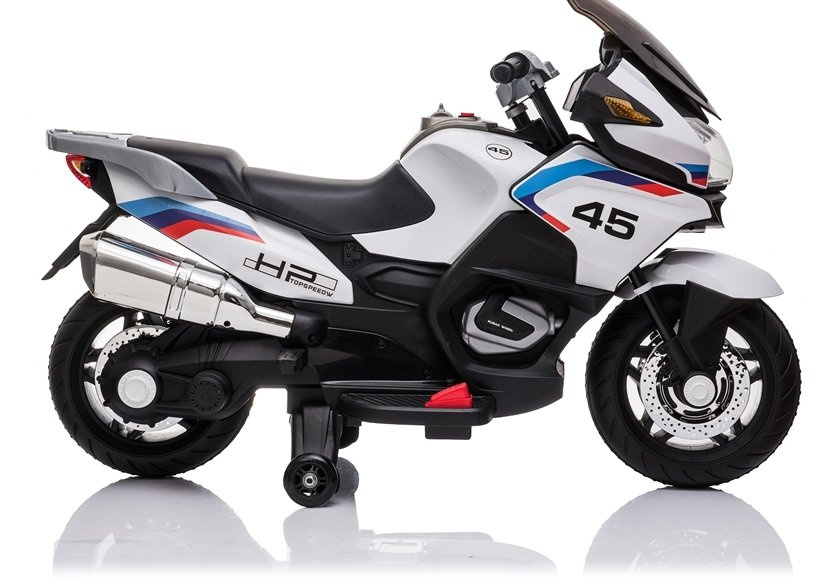 Vaikiškas akumuliatorinis motociklas „XMX609“ (Baltas)