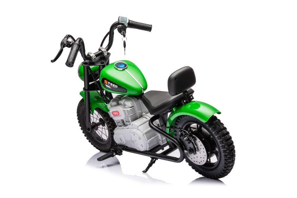 Vaikiškas akumuliatorinis motociklas „A9902“ (36V) (Žalias)