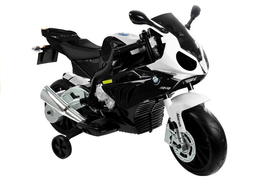 Vaikiškas akumuliatorinis motociklas „BMW S1000RR“ (Juodas)