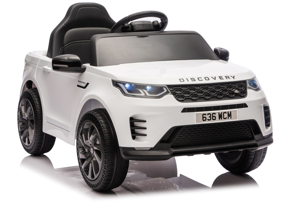 Vaikiškas elektromobilis „Land Rover Discovery“ (Baltas)