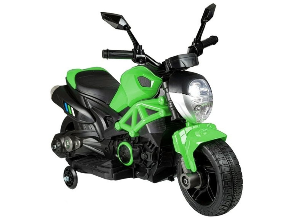 Vaikiškas akumuliatorinis motociklas „GTM1188“ (Žalias)