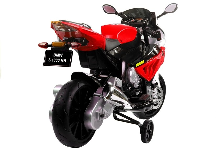 Vaikiškas akumuliatorinis motociklas „BMW S1000RR“ (Raudonas)