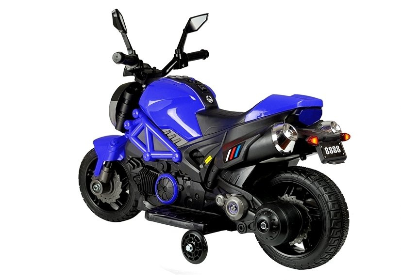 Vaikiškas akumuliatorinis motociklas „GTM1188“ (Mėlynas)