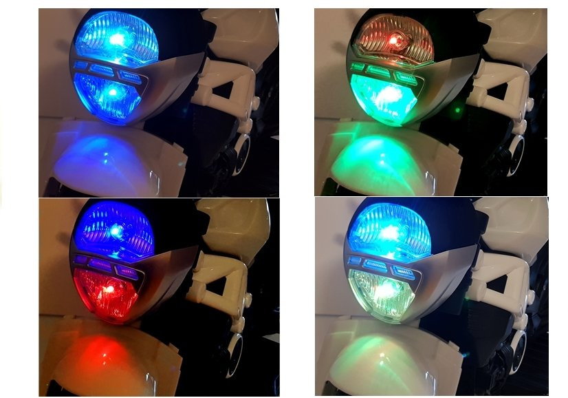 Vaikiškas akumuliatorinis motociklas „GTM1188“ (Geltonas)