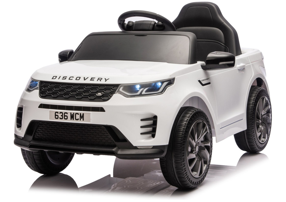 Vaikiškas elektromobilis „Land Rover Discovery“ (Baltas)