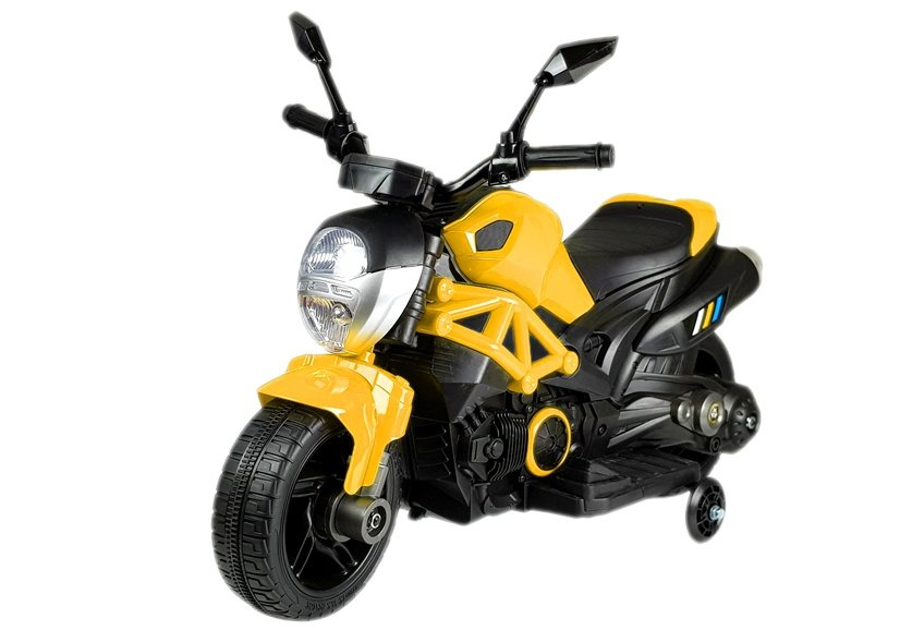 Vaikiškas akumuliatorinis motociklas „GTM1188“ (Geltonas)