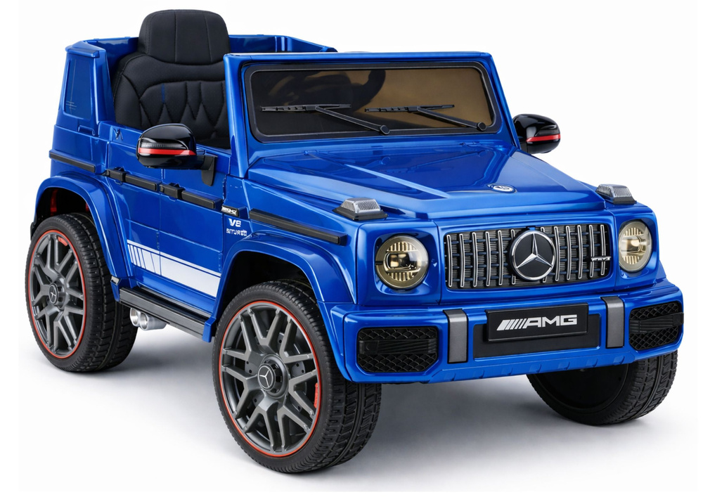 Vaikiškas elektromobilis „Mercedes AMG G 63“ (Mėlynas)